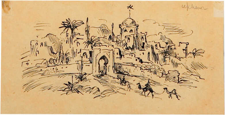 Бехтеев Владимир Георгиевич. Лот из 13 листов (семь листов двухсторонние) с иллюстрациями к книге В. Ирвинга «Рассказы и легенды» (М.; Л.: Детская литература ЦК ВЛКСМ, 1939)